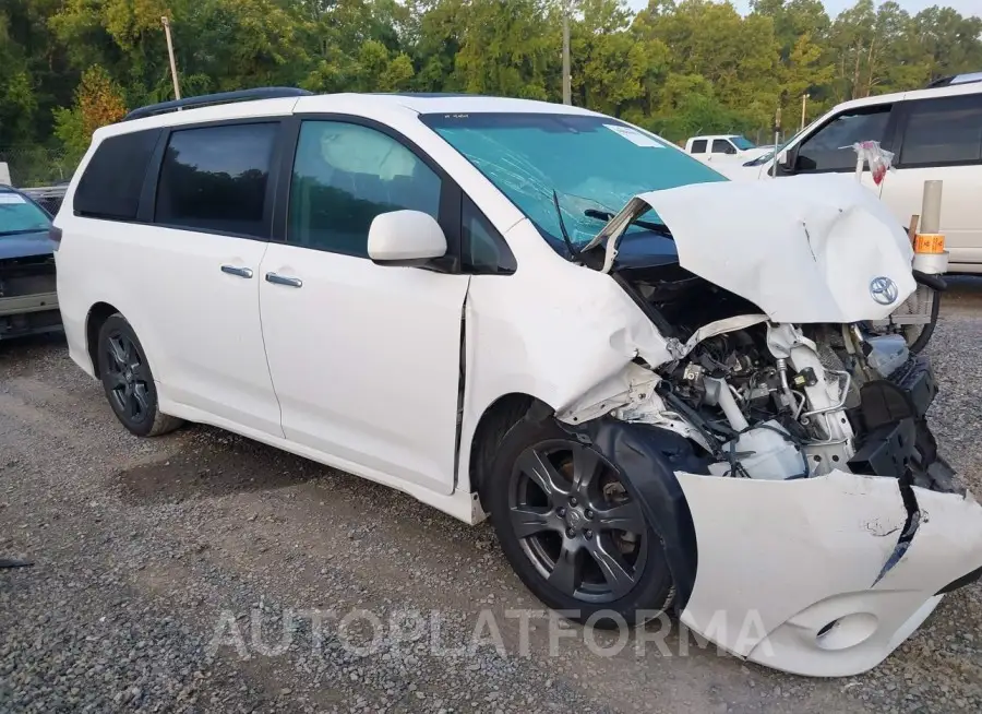 TOYOTA SIENNA 2017 vin 5TDXZ3DC8HS772104 from auto auction Iaai