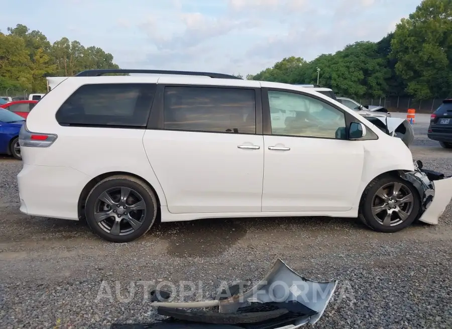 TOYOTA SIENNA 2017 vin 5TDXZ3DC8HS772104 from auto auction Iaai