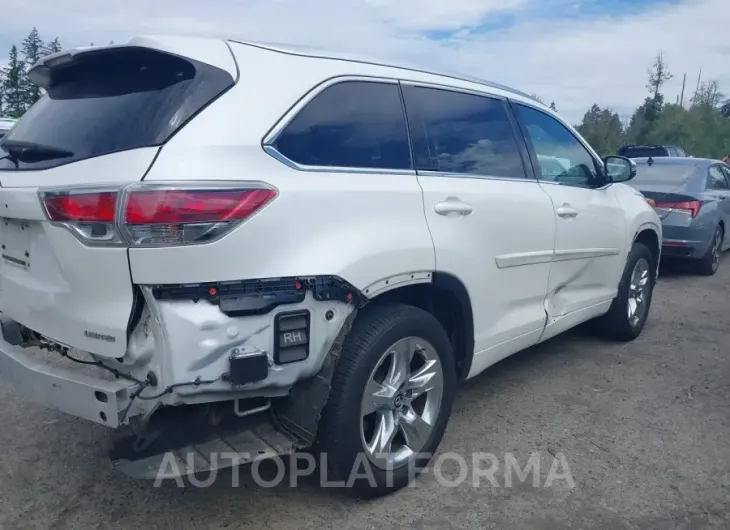 TOYOTA HIGHLANDER 2016 vin 5TDYKRFH6GS185628 from auto auction Iaai