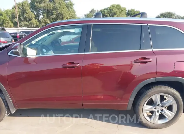 TOYOTA HIGHLANDER 2015 vin 5TDYKRFH8FS066090 from auto auction Iaai