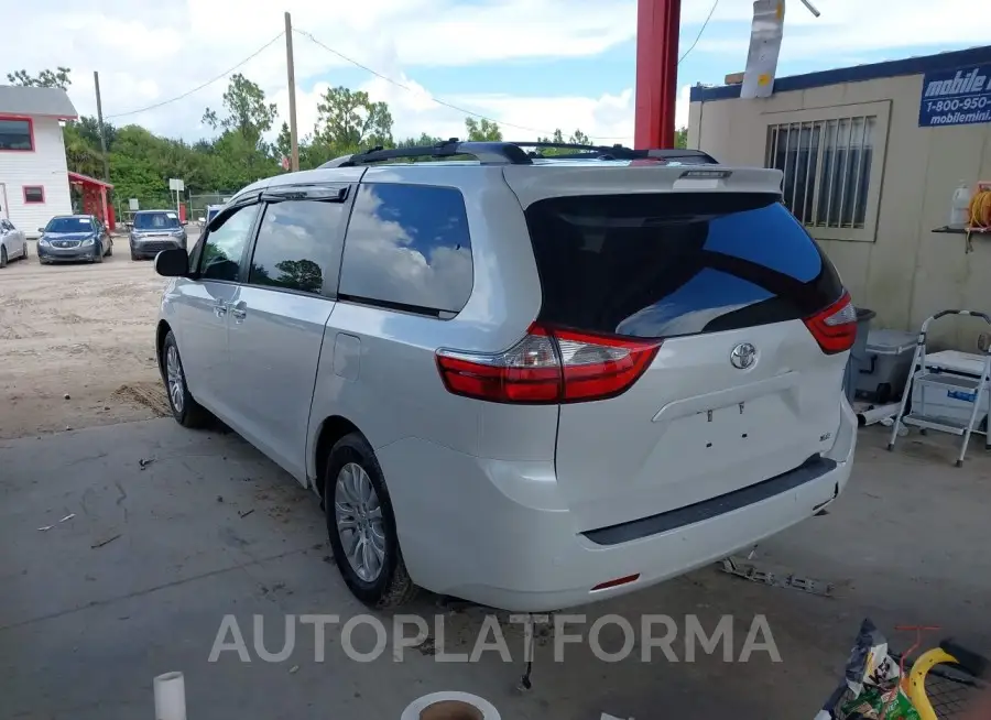 TOYOTA SIENNA 2017 vin 5TDYZ3DC1HS800457 from auto auction Iaai