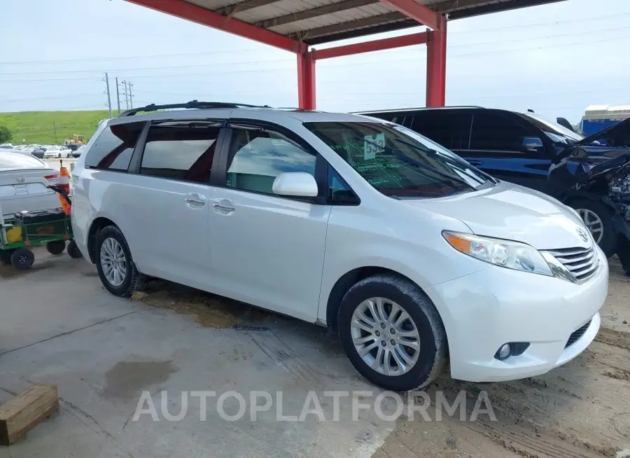 TOYOTA SIENNA 2017 vin 5TDYZ3DC1HS800457 from auto auction Iaai