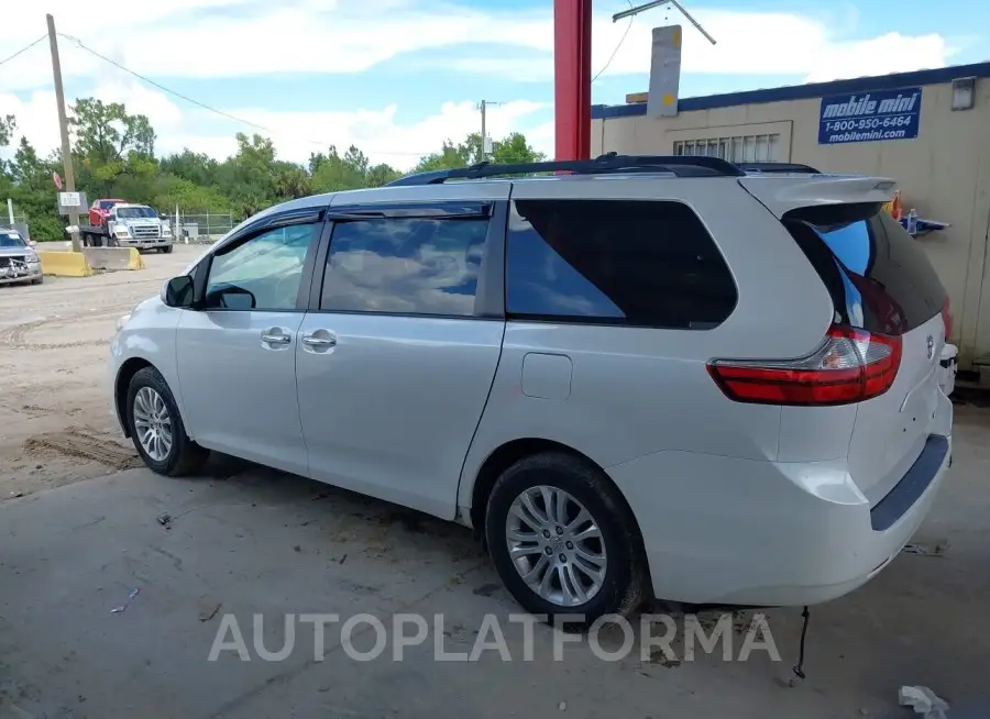 TOYOTA SIENNA 2017 vin 5TDYZ3DC1HS800457 from auto auction Iaai