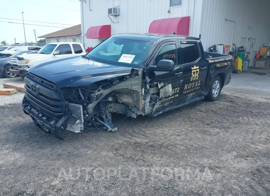 TOYOTA TUNDRA 2022 vin 5TFKB5AB5NX017794 from auto auction Iaai