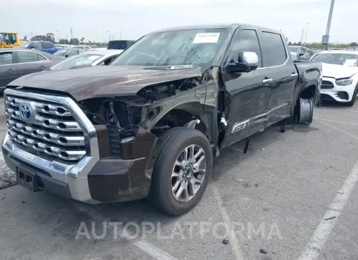 TOYOTA TUNDRA HYBRID 2023 vin 5TFMC5AB7PX001766 from auto auction Iaai