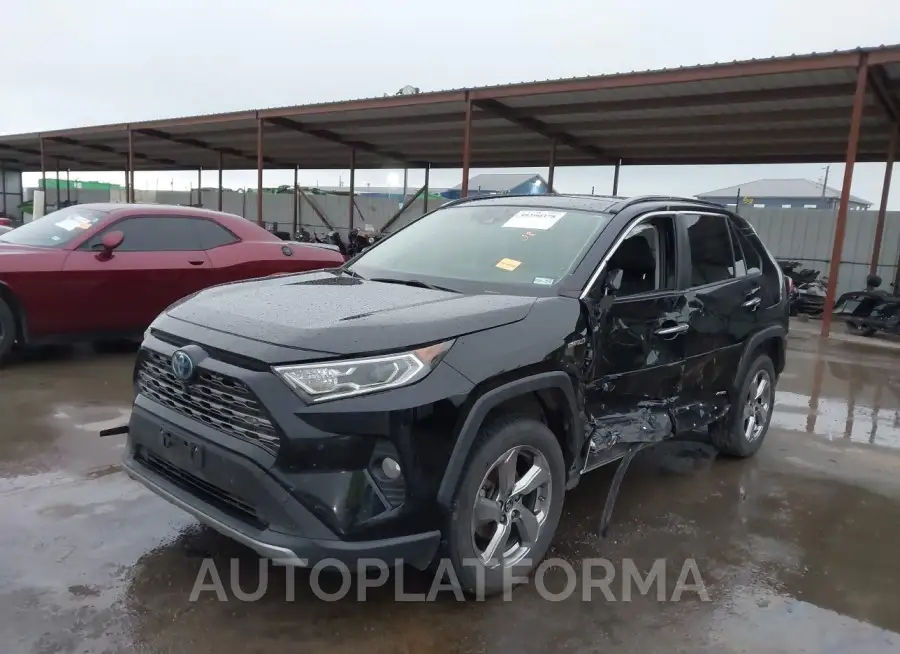 TOYOTA RAV4 HYBRID 2019 vin JTMDWRFV0KD518211 from auto auction Iaai