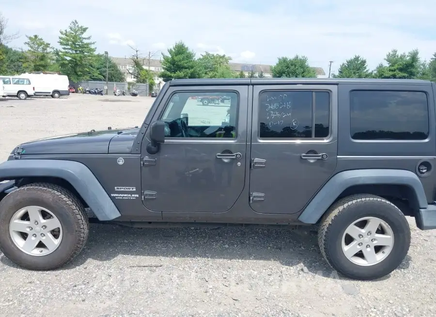 JEEP WRANGLER UNLIMITED 2016 vin 1C4BJWDG6GL338009 from auto auction Iaai