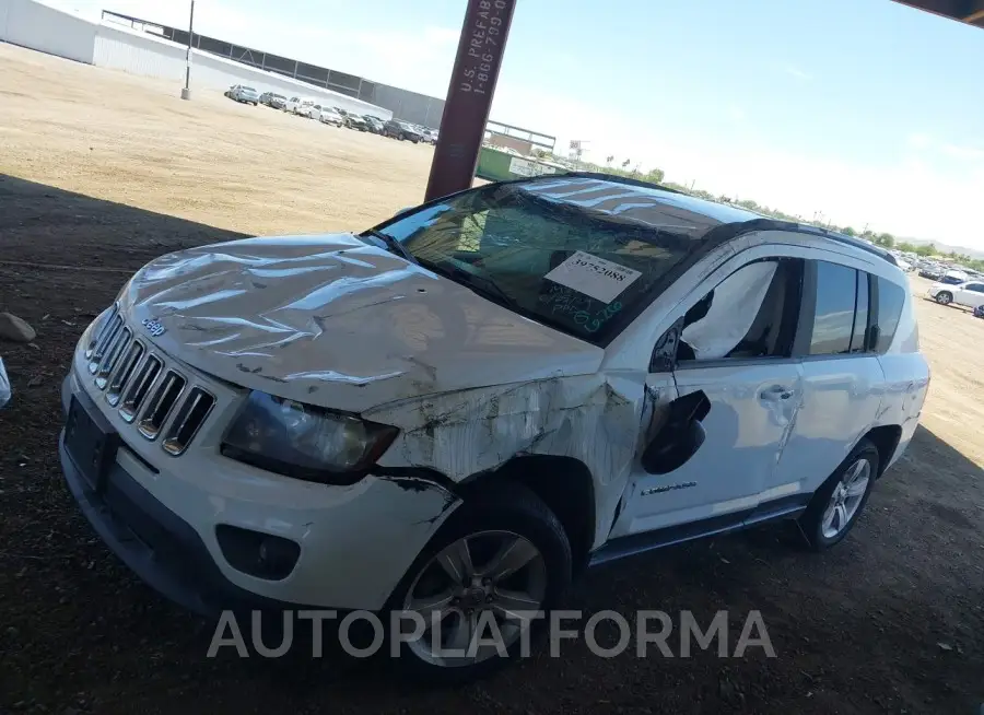 JEEP COMPASS 2016 vin 1C4NJCBA4GD722259 from auto auction Iaai