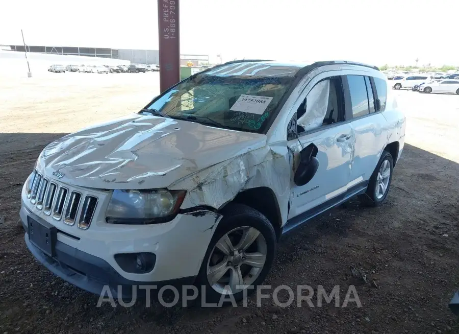 JEEP COMPASS 2016 vin 1C4NJCBA4GD722259 from auto auction Iaai