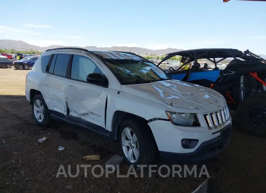 JEEP COMPASS 2016 vin 1C4NJCBA4GD722259 from auto auction Iaai