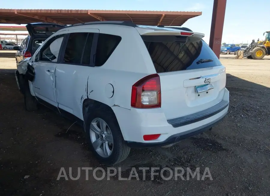 JEEP COMPASS 2016 vin 1C4NJCBA4GD722259 from auto auction Iaai