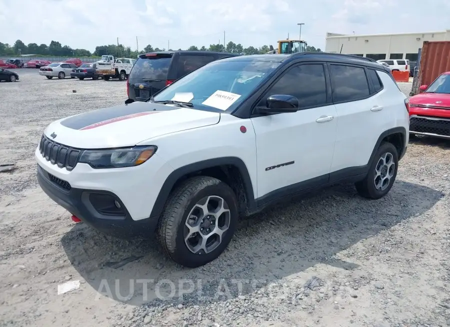 JEEP COMPASS 2022 vin 3C4NJDDB9NT162452 from auto auction Iaai