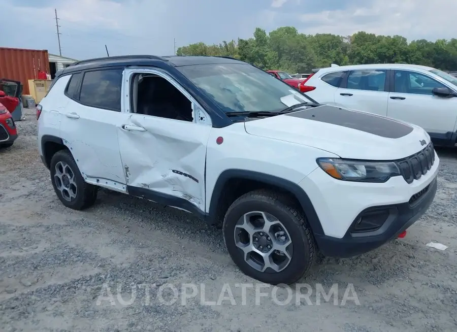 JEEP COMPASS 2022 vin 3C4NJDDB9NT162452 from auto auction Iaai