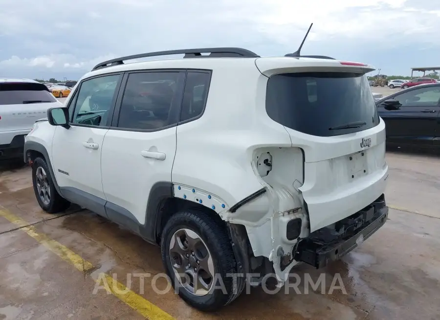 JEEP RENEGADE 2017 vin ZACCJAAB3HPE43488 from auto auction Iaai