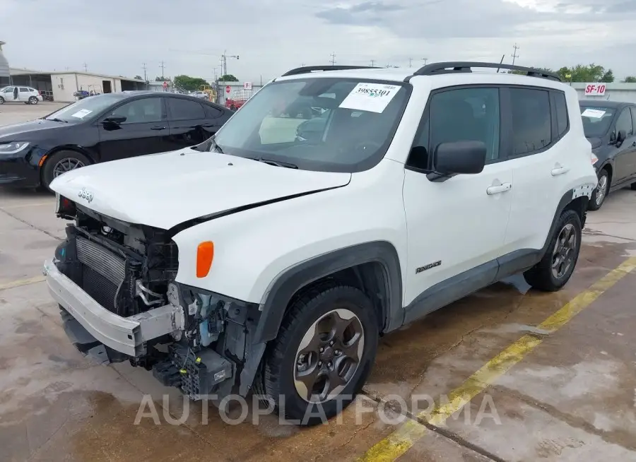 JEEP RENEGADE 2017 vin ZACCJAAB3HPE43488 from auto auction Iaai