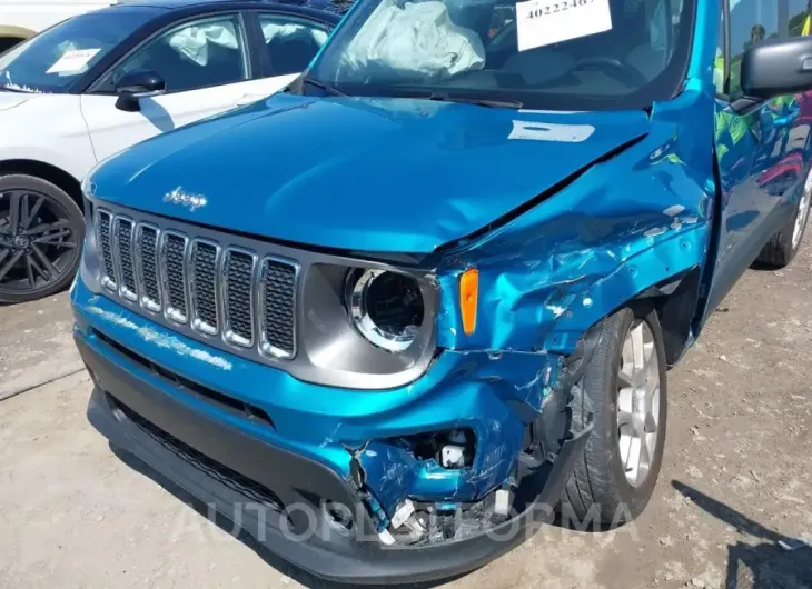 JEEP RENEGADE 2021 vin ZACNJDD13MPM33354 from auto auction Iaai