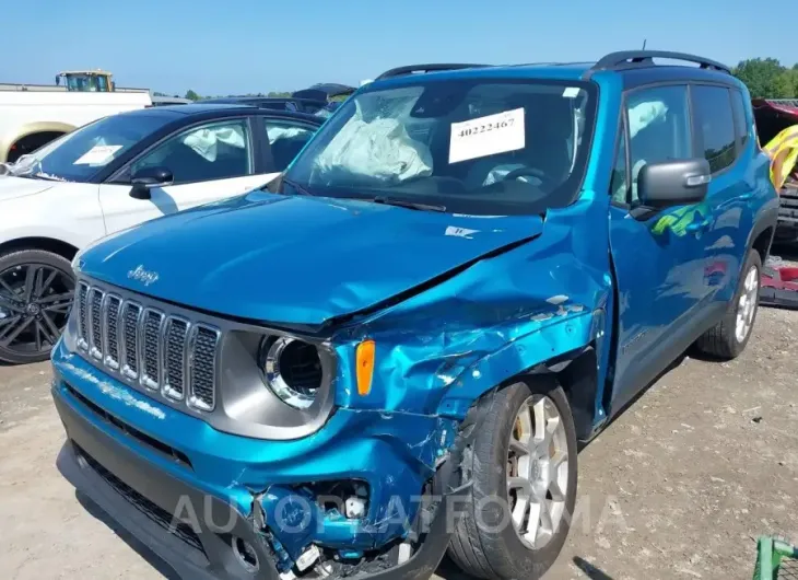 JEEP RENEGADE 2021 vin ZACNJDD13MPM33354 from auto auction Iaai