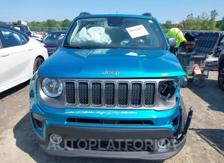 JEEP RENEGADE 2021 vin ZACNJDD13MPM33354 from auto auction Iaai