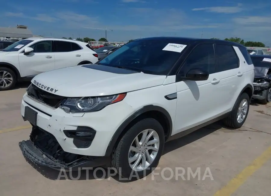 LAND ROVER DISCOVERY SPORT 2019 vin SALCR2FX9KH789085 from auto auction Iaai