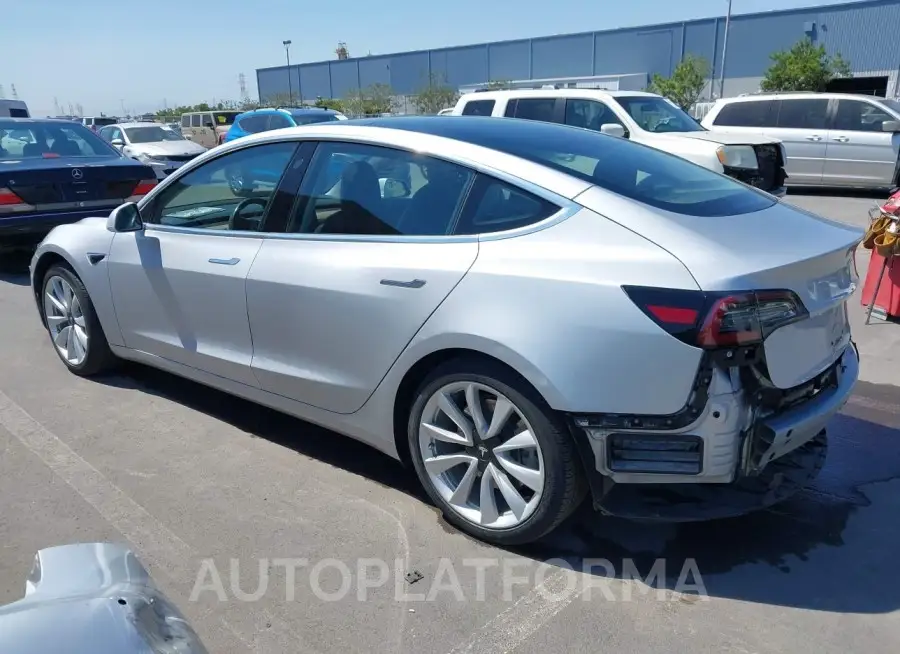 TESLA MODEL 3 2018 vin 5YJ3E1EA0JF003473 from auto auction Iaai