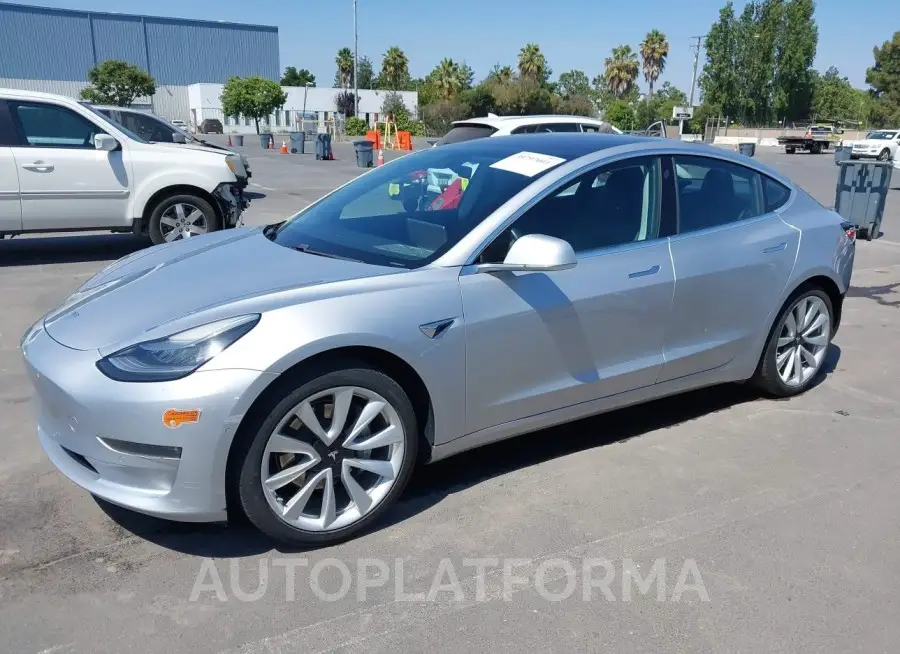 TESLA MODEL 3 2018 vin 5YJ3E1EA0JF003473 from auto auction Iaai