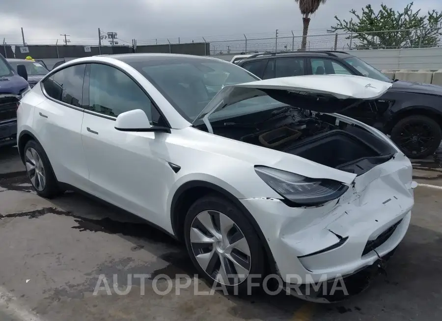 TESLA MODEL Y 2021 vin 5YJYGDEE6MF217795 from auto auction Iaai