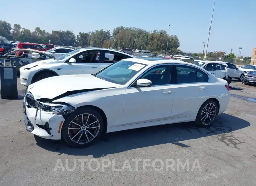 BMW 330I 2020 vin 3MW5R1J02L8B12886 from auto auction Iaai