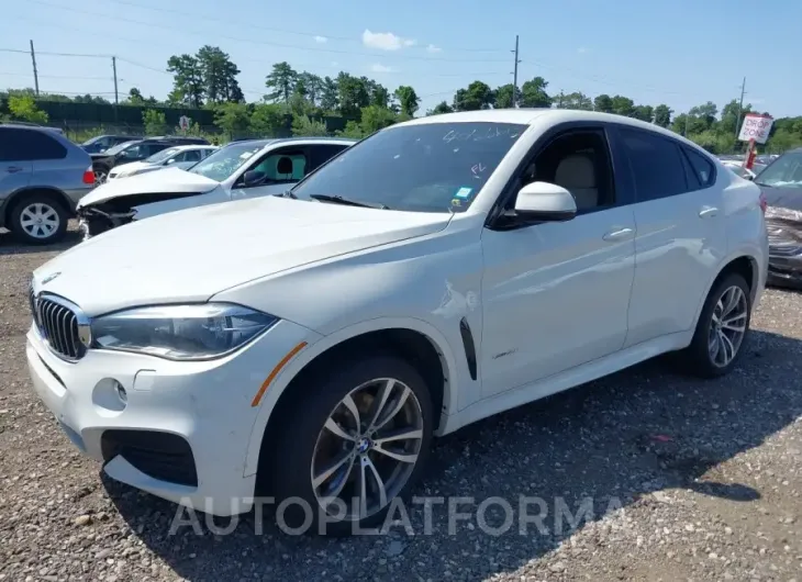 BMW X6 2015 vin 5UXKU6C56F0F94112 from auto auction Iaai