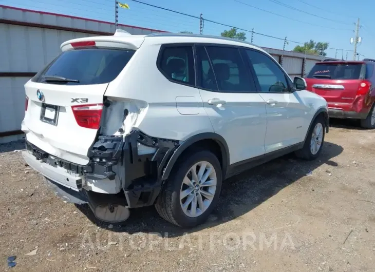 BMW X3 2017 vin 5UXWZ7C31H0V87303 from auto auction Iaai