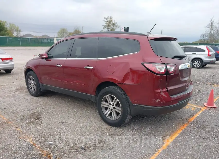 CHEVROLET TRAVERSE 2015 vin 1GNKRHKD1FJ389576 from auto auction Iaai