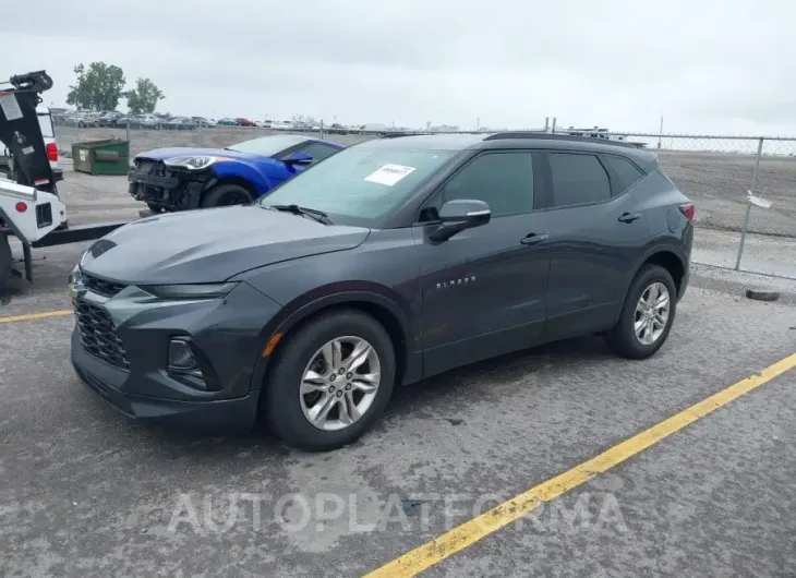 CHEVROLET BLAZER 2021 vin 3GNKBJRS3MS560758 from auto auction Iaai