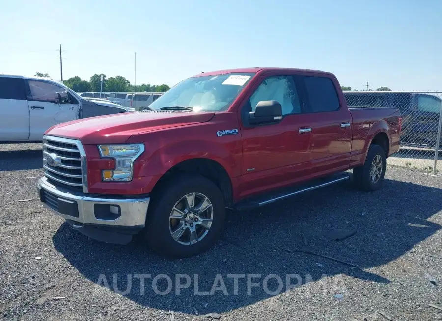 FORD F-150 2016 vin 1FTFW1EG4GKF38512 from auto auction Iaai