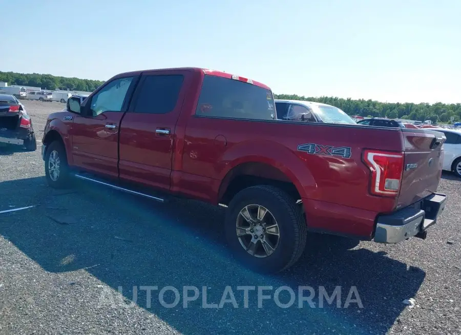 FORD F-150 2016 vin 1FTFW1EG4GKF38512 from auto auction Iaai