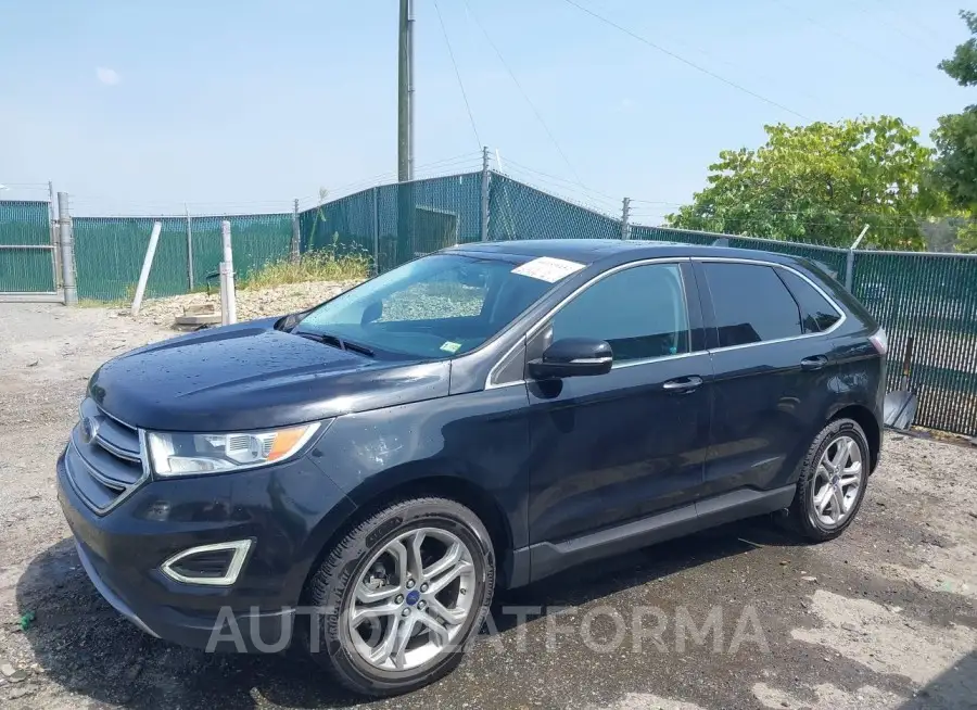 FORD EDGE 2016 vin 2FMPK3K98GBB05783 from auto auction Iaai