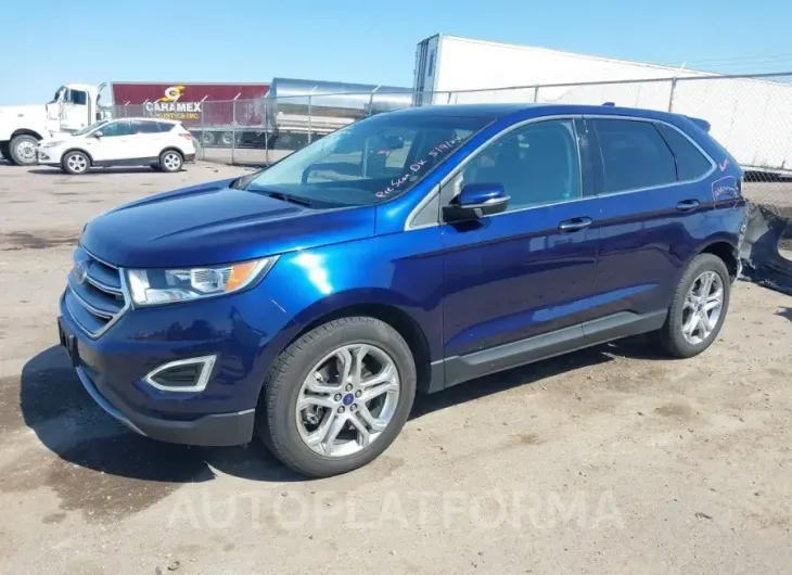 FORD EDGE 2016 vin 2FMPK4K91GBC58981 from auto auction Iaai