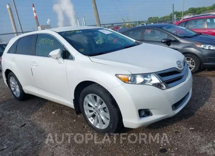 TOYOTA VENZA 2015 vin 4T3BA3BB6FU072590 from auto auction Iaai