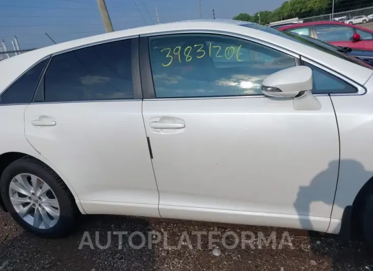 TOYOTA VENZA 2015 vin 4T3BA3BB6FU072590 from auto auction Iaai