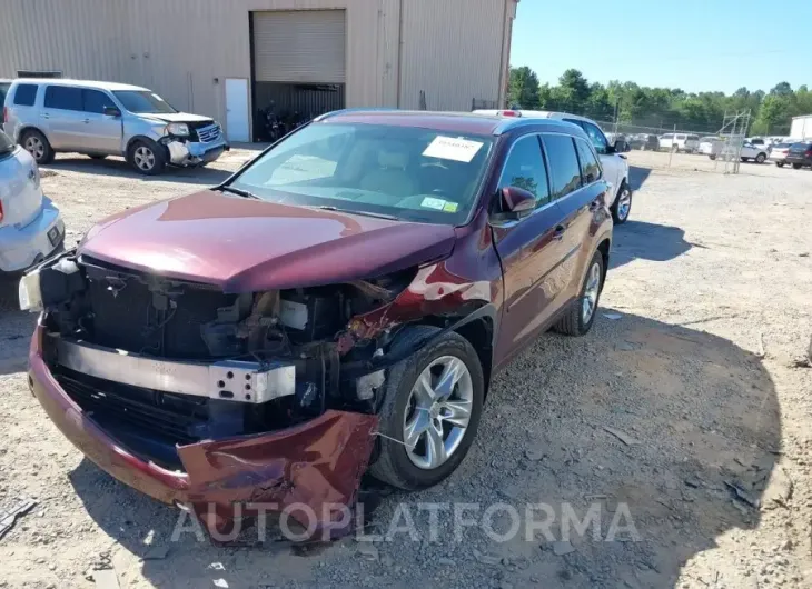 TOYOTA HIGHLANDER 2015 vin 5TDDKRFH3FS184420 from auto auction Iaai