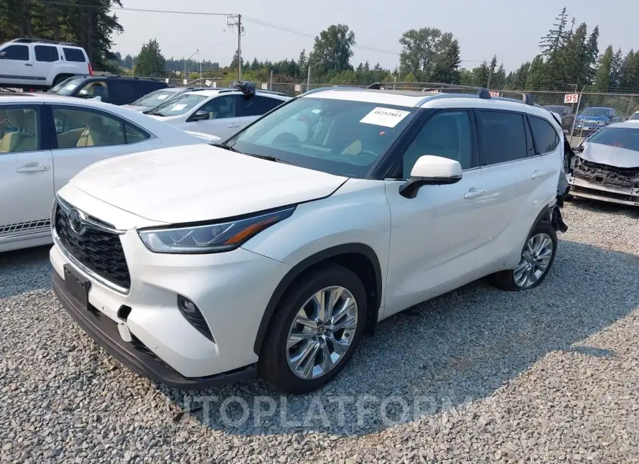 TOYOTA HIGHLANDER 2020 vin 5TDDZRBH9LS005052 from auto auction Iaai