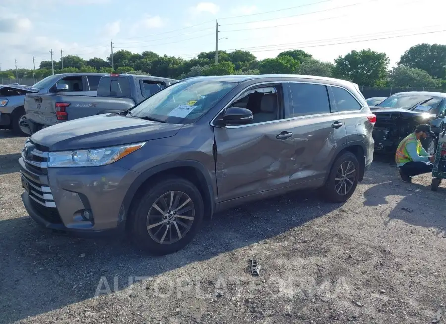 TOYOTA HIGHLANDER 2018 vin 5TDJZRFH5JS898122 from auto auction Iaai