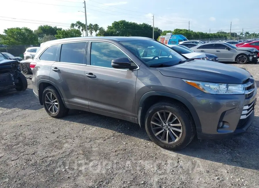 TOYOTA HIGHLANDER 2018 vin 5TDJZRFH5JS898122 from auto auction Iaai