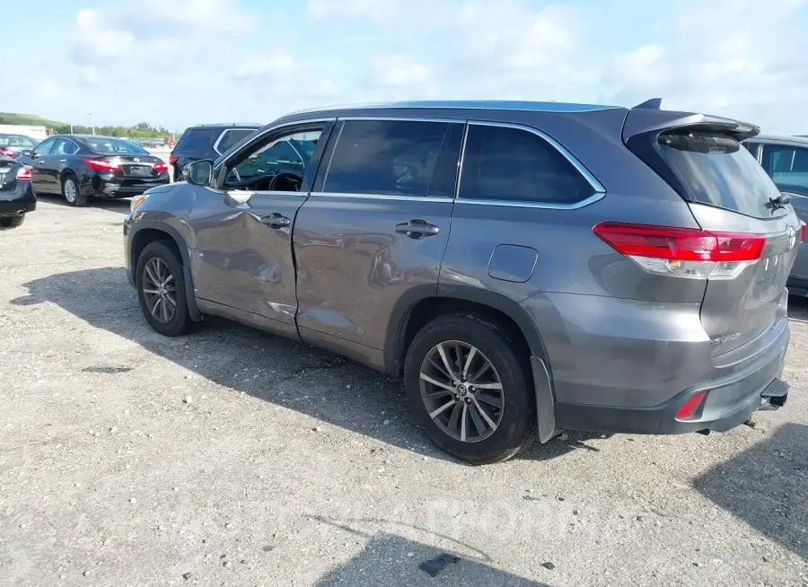 TOYOTA HIGHLANDER 2018 vin 5TDJZRFH5JS898122 from auto auction Iaai