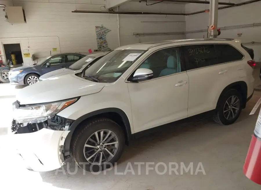 TOYOTA HIGHLANDER 2019 vin 5TDJZRFH7KS598356 from auto auction Iaai