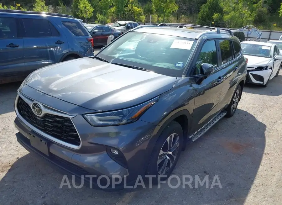 TOYOTA HIGHLANDER 2023 vin 5TDKDRAH9PS042583 from auto auction Iaai