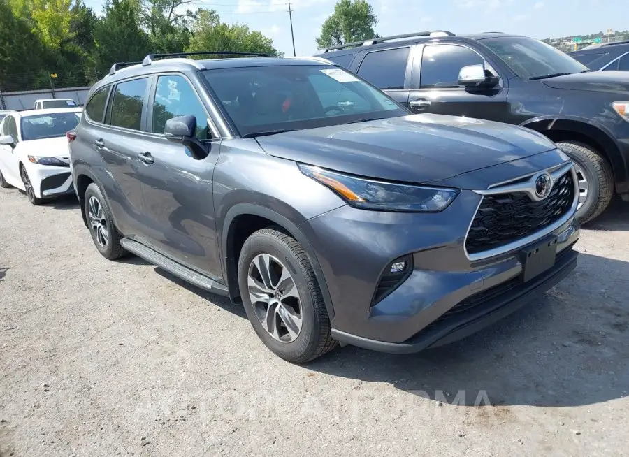 TOYOTA HIGHLANDER 2023 vin 5TDKDRAH9PS042583 from auto auction Iaai