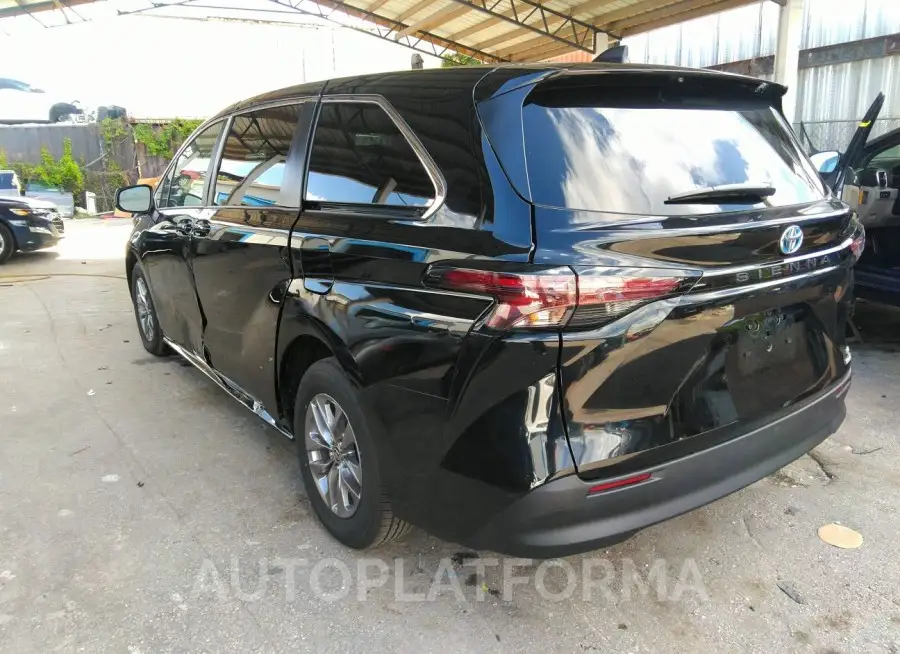 TOYOTA SIENNA 2024 vin 5TDKRKEC5RS181250 from auto auction Iaai