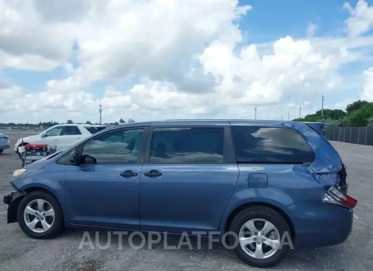 TOYOTA SIENNA 2017 vin 5TDZZ3DC1HS784684 from auto auction Iaai