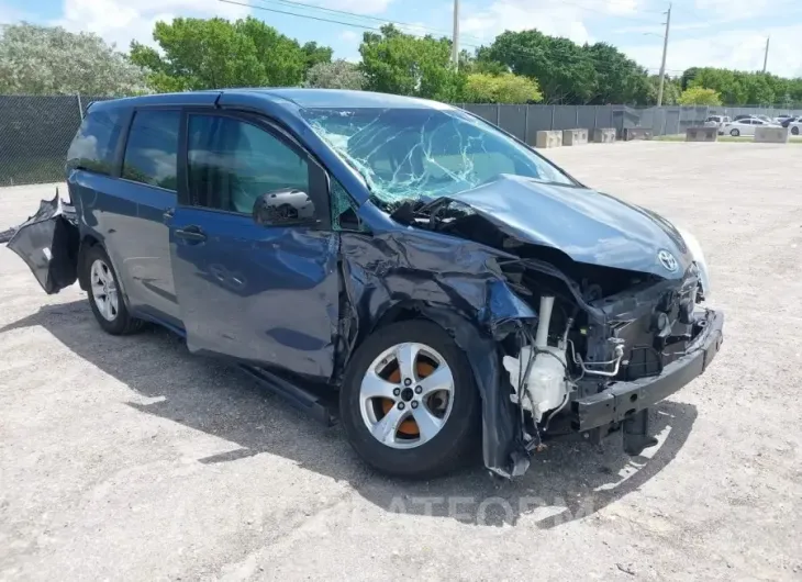 TOYOTA SIENNA 2017 vin 5TDZZ3DC1HS784684 from auto auction Iaai