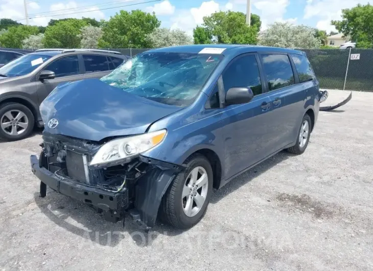 TOYOTA SIENNA 2017 vin 5TDZZ3DC1HS784684 from auto auction Iaai