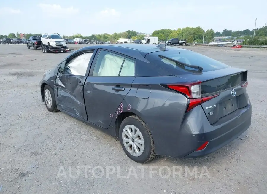 TOYOTA PRIUS 2019 vin JTDKARFU0K3100587 from auto auction Iaai